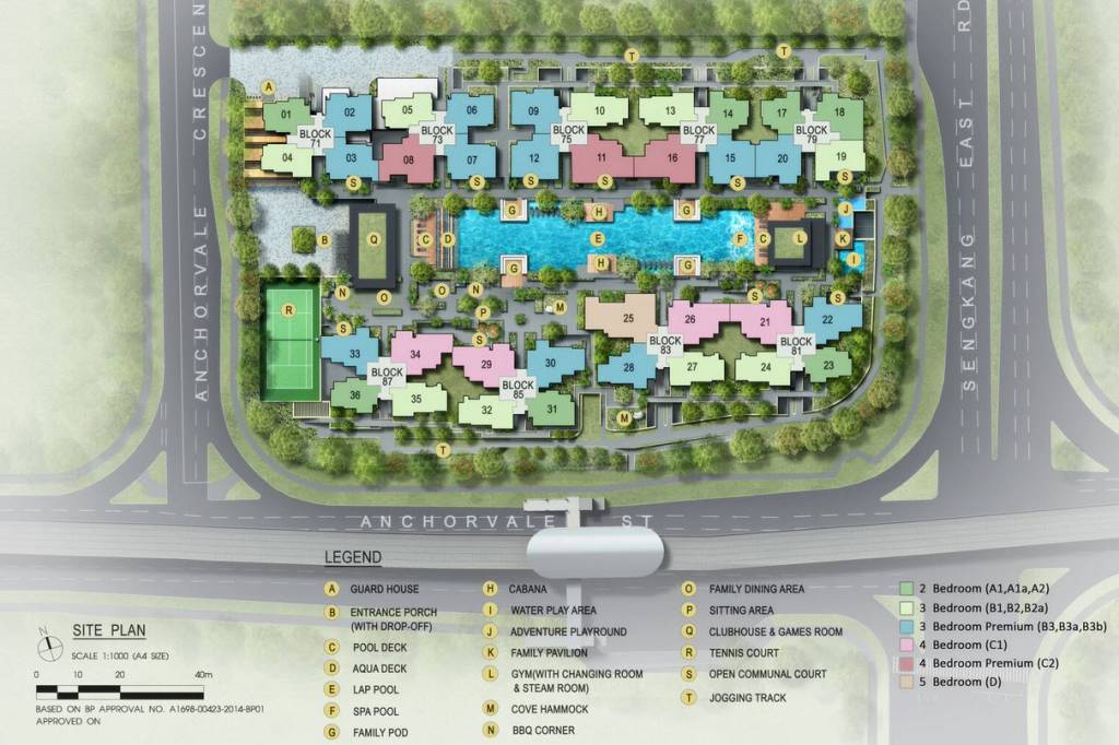 The Vales Site Plan