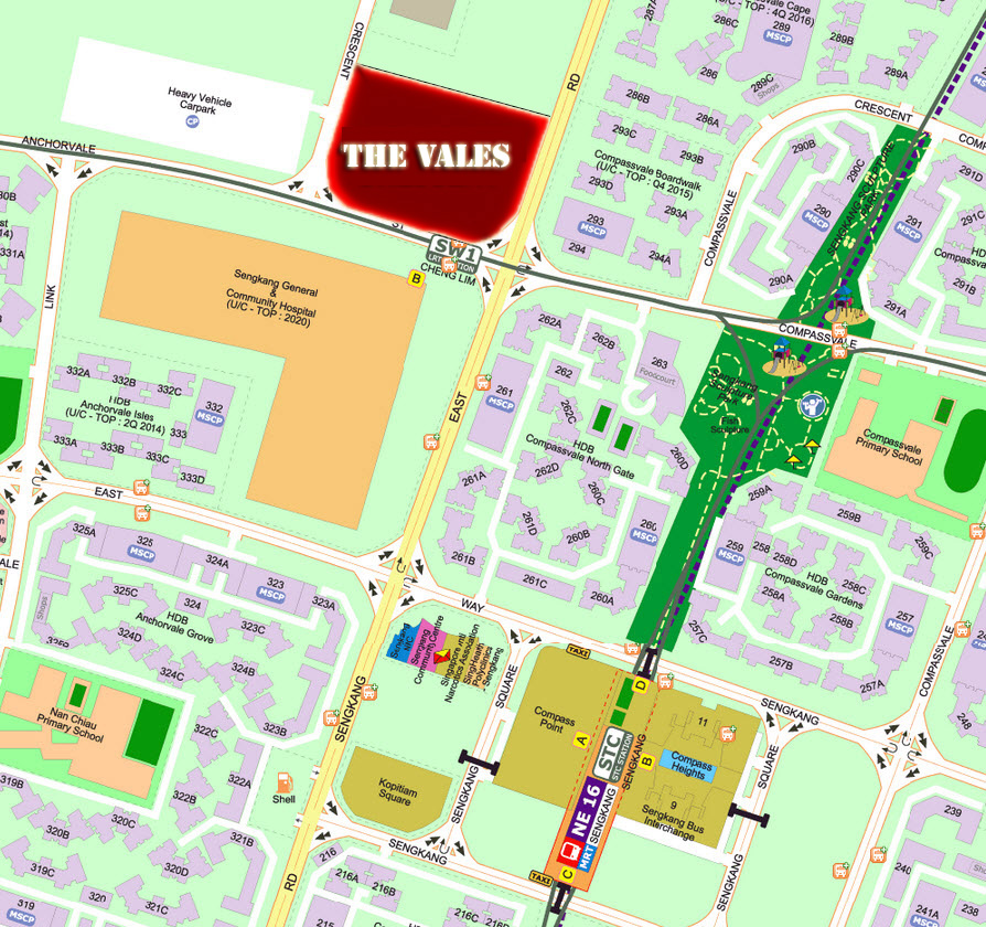 The Vales Location